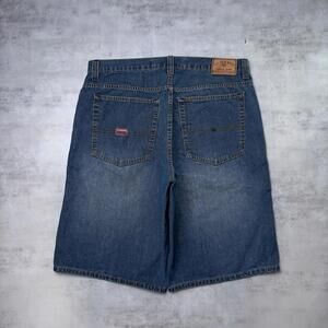 Y2K Blue U.S. Polo Assn Grunge Baggy Skater Denim Shorts
